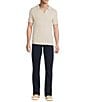 Rowm Short Sleeve Textured Solid Knit Sweater Shirt - Image 3