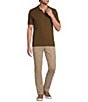 Rowm Short Sleeve Textured Solid Snit Shirt - Image 3