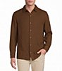 Rowm Solid Herringbone Woven Shirt - Image 5