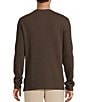 Rowm Solid Waffle Knit Henley Shirt - Image 2
