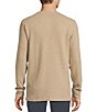 Rowm Solid Waffle Knit Henley Shirt - Image 6