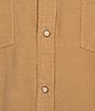 Rowm Stockyards Collection Solid Garment Wash Corduroy Shirt - Image 4