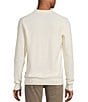 Rowm Textured Johnny Collar Sweater, Color:White - Image 2
