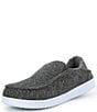 Rowm Textured Step-On Slippers, Color:Black - Image 4