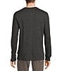 Color:Charcoal - Image 2 - The Camper Long Sleeve Thermal Henley