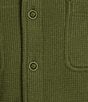 Color:Olive - Image 4 - The Camper Solid Waffle Long Sleeve Button Front Shirt