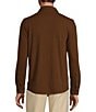 Rowm The Keeper Long Sleeve Solid Jersey Button Down Knit Shirt, Color:Brown Rustic - Image 2