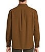 Color:Tobacco - Image 2 - The Lodge Collection Long Sleeve Brushed Solid Button Down Shirt