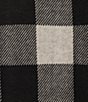 Color:Black - Image 4 - The Lodge Collection Long Sleeve Plaid Jacquard Button Down Knit Shirt