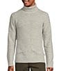 Color:Grey Heather - Image 1 - The Lodge Collection Long Sleeve Textured Solid Sweater