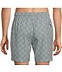 Rowm Tile Print 6#double; Swim Trunks, Color:Winter White - Image 2