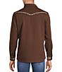 Rowm Western Embroidery Print Shirt - Image 2