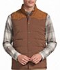 Rowm Western Snap Quilted Mock Neck Vest - Image 4