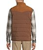 Rowm Western Snap Quilted Mock Neck Vest - Image 5