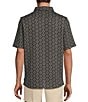 Rowm Rowm's Outsider's Oasis Short Sleeve Jacquard Weekender Coatfront, Color:Black - Image 2