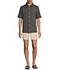 Rowm Rowm's Outsider's Oasis Short Sleeve Jacquard Weekender Coatfront, Color:Black - Image 3