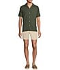 Rowm Rowm's Outsider's Oasis Short Sleeve Textured Solid Shirt, Color:Antique Green - Image 3