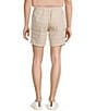 Rowm Rowm's Outsider's Oasis Slub Striped 7#double; Inseam Shorts, Color:Winter White - Image 2