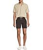 Rowm Rowm's Outsider's Oasis Solid Drawstring Corduroy Dyed Solid 7#double; Inseam Shorts, Color:Charcoal - Image 3