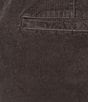Rowm Rowm's Outsider's Oasis Solid Drawstring Corduroy Dyed Solid 7#double; Inseam Shorts, Color:Charcoal - Image 4