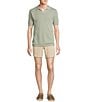 Rowm Rowm's Outsider's Oasis Solid Drawstring Corduroy Dyed Solid 7#double; Inseam Shorts, Color:Stone - Image 3