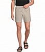 Rowm's Vertical Stripe 7#double; Inseam Dobby Shorts - Image 1