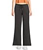 Roxy Ariel Wide Leg Fleece Jogger Pants, Color:Phantom - Image 1