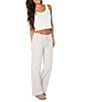 Roxy Ariel Wide Leg Coordinating Sweat Pants - Image 3