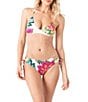 Roxy Beach Blossom Athletic Triangle Swim Top & Side Tie Hipster Bottom - Image 1