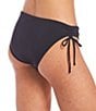 Color:Anthracite - Image 2 - Beach Classics Adjustable Tie Side Hipster Swim Bottom