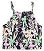 Color:Naval Academy Ilacabo - Image 1 - Big Girls 7-16 Floral Print Put It In A Love Song Tank Top