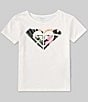 Color:Snow White - Image 1 - Big Girls 7-16 Relaxed Short Sleeve Day And Night T-Shirt