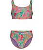 Roxy Big Girls Coastal Breeze Bikini Top & Matching Bikini Bottom 2-Piece Swimsuit - Image 1