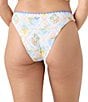 Roxy Catch My Drift Tropical Printed Scoop Neck Bralette Swim Top & Printed Moderate Coverage Hipster Swim Bottom - Image 3