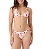 Roxy Cherry On Top Reversible Tall Triangle Swim Top & Reversible Tie Side Hipster Swim Bottom - Image 5