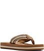 Roxy Colbee Hi Woven Stripe Flip Flops - Image 1