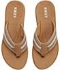 Roxy Colbee Hi Woven Stripe Flip Flops - Image 6