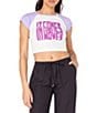 Roxy Comes In Waves Graphic Crop Baby T-Shirt - Image 1