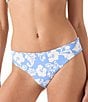 Roxy Days Of Summer Reversible Print Full Coverage Hipster Swim Bottom - Image 1