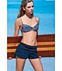Color:Anthracite - Image 5 - Endless Summer Boardshort Cover-Up