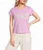 Roxy Floating Hibiscus Cap Sleeve Baby T-Shirt - Image 1