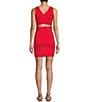 Color:Hibiscus - Image 2 - Good Keepsake Cross-Back Cut-Out Mini Dress