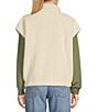 Roxy Great Divide Sherpa Plush Vest, Color:Egret - Image 2