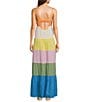 Roxy Honolulo Glow Color Block Sleeveless Maxi Dress, Color:Multi - Image 2