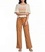 Roxy LA Linen Blend Cargo Pants - Image 3