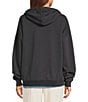 Roxy Lineup Relaxed Fit Long Sleeve Oversized Zip-Up Hooded Jacket, Color:Phantom - Image 2