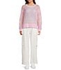 Roxy Long Sleeve Flipside Textured Boucle Knit Sweater - Image 3