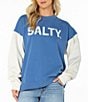 Roxy Long Sleeve Lineup Crew Neck Color Blocked Pullover - Image 1