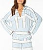 Roxy Long Sleeve Striped Wild And Free Pullover - Image 1
