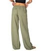 Roxy Lyla Low Rise Drawstring Pull-On Wide Leg Pants - Image 2